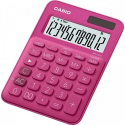 Calculadora De Mesa Casio 12 Dígitos Pink - Ms20uc