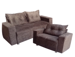 ESTOFADO NASOLY POP LUXO 2 E 3 LUGARES