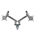 Suporte Articulado C/ Mola  para 2 Monitores- 17-32 C/ 2x Usb 3.0 - Cinza - Sm-015gd