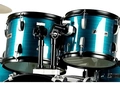 Bateria Acústica Premium Dx722 Bl Azul Completa Cor Azul - Bumbo 22