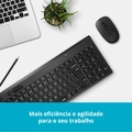 Teclado e Mouse Sem Fio Rapoo Bluetooth RA003 Preto