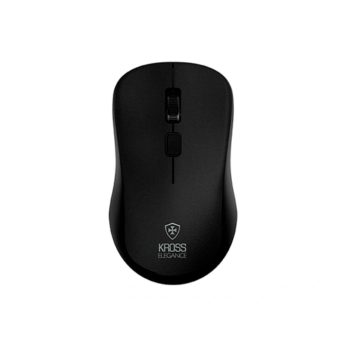 Mouse Kross sem fio, Wireless, 1600DPI, Preto - KE-M208