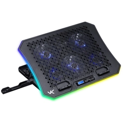 Base para Notebook Vinik Snow Rgb - Ate 19 - 6 Fans - Com Controlador e Suporte P/ Celular - Cn200