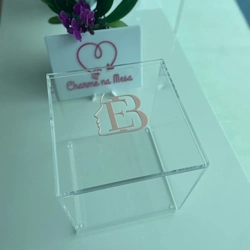 Caixa Seringas da semana - Logo alto relevo inicial ou desenho