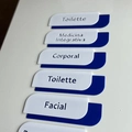 Placa Identificacao de Portas - Logo alto relevo inicial ou desenho