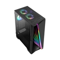 Gabinete Gamer Aerocool Mirage RGB Preto Lateral Vidro