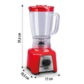 Liquidificador Arno Power Mix Essential Lq18 700w Vermelho 127v