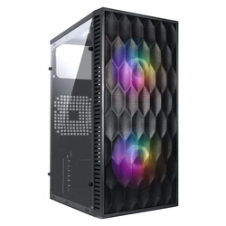 Gabinete Gamer Vinik Wave Preto Lateral Acrilico - Ggwacbk
