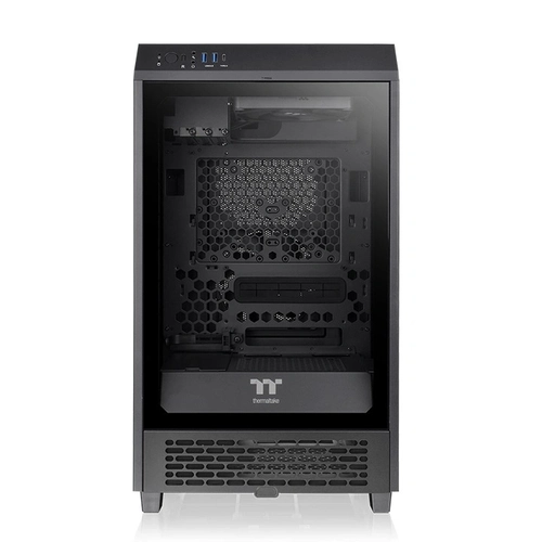 Gabinete Gamer Thermaltake The Tower 200, Lateral de vidro, Mini-Tower, Preto - CA-1X9-00S1WN-00
