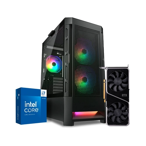 PC Gamer Intel Core i7 14700K, RTX 4060 Ti, 16GB Ram, SSD M.2 NVMe 512GB, Gabinete Gamer