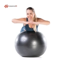 Bola de Pilates Suíça 65cm Para Exercícios Fortalecimento Muscular Tecnologia Anti Estouro Essencefit