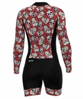 Macaquinho de Ciclismo Feminino Glicínia
