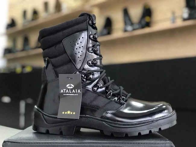 Coturno masculino best sale militar atalaia