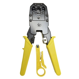 Alicate De Crimpar Evus 3x1 Com Rj45/ Rj11/ Rj12