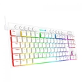 Teclado Mecânico Gamer Redragon Horus RGB Switch Blue ABNT2 Branco - K622W-RGB (PT-BLUE)