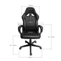 Cadeira Gamer Atlas - Preta/cinza