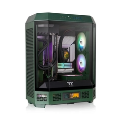 Gabinete Gamer Thermaltake The Tower 600, Painel de Vidro, Mid-Tower, 2x Fans 140mm, Green - CA-1Z1-00MCWN-00