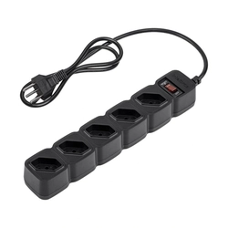 Filtro de Linha Com 5 Tomadas Intelbras EPE 205 Preto - 4824201