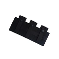 Porta Carregador Triplo Elastic Pouch Preto (STK - Militar Stock)