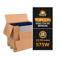 Painel Solar Resun 575W RS8I-575M-BD 144 Células Bifacial
