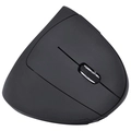 Mouse Sem Fio Recarregavel 2.4 Ghz Vertical Ergonomico Ortopedico Power Fit 1600dpi Preto Usb - Pm300