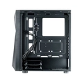 Gabinete Cooler Master Cmp 520 Lateral de Vidro - 3 Fans Led Argb- Preto - Cp520-kgnn-s00
