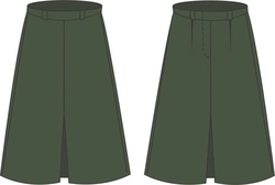 Saia de Sarja Verde Oliva Exército Brasileiro