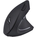Mouse Sem Fio Recarregavel 2.4 Ghz Vertical Ergonomico Ortopedico Power Fit 1600dpi Preto Usb - Pm300