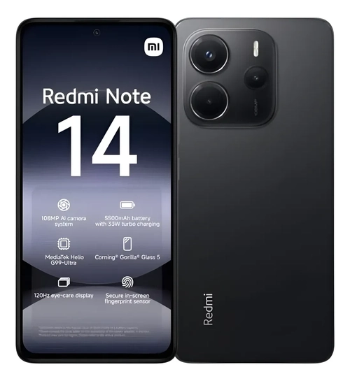 Xiaomi Redmi Note 14 Dual Sim 256gb 8gb 4g Global Preto