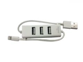 MINI HUB C/ 3 USB + CABO PARA IPHONE/IPAD X-CELL