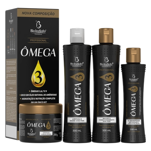 Kit Capilar Ômega 3 Bio Instinto