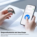 Fone De Ouvido Esportivo Sem Fio Bluetooth 48 Horas Duração Preto