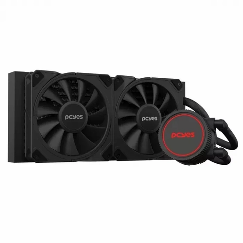 Water Cooler Pcyes Sangue Frio 3 Black Vulcan 240mm TDP 250w - Wcsf3240br