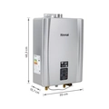 Aquecedor Dig 21l Reu-e211 Fehgn3 Glp Prata Rinnai Cor Prateado