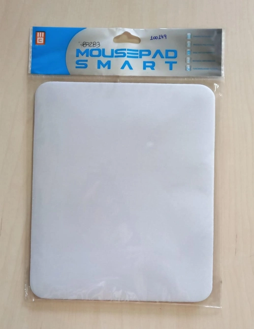 Mouse Pad Simples 22x18cm - Branco