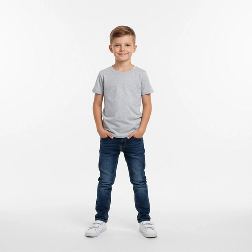 Camiseta Manga Curta By Gus Masculina - Cinza