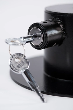 Trava Antifurto para Pino Rei Com Flange - Segurança Com Travanjo