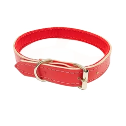 Coleiras em Couro forrada em E.V.A - unidade