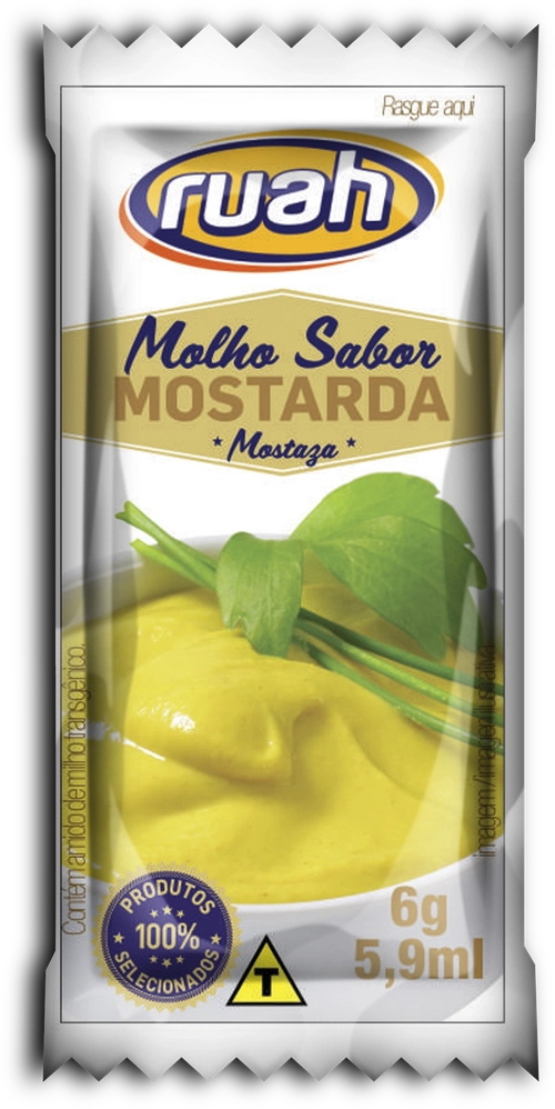 Mostarda Sache 6g Ruah ( FARDO C/ 12 )