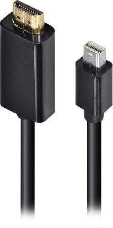 Cabo Mini Displayport 1.1 para Hdmi 1.4v - 2 Metros - Hmdp-2