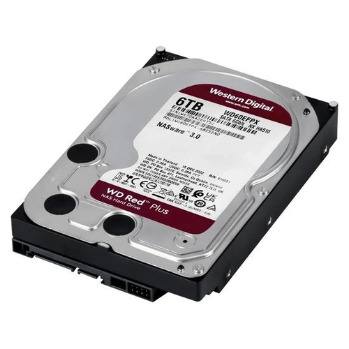 HD 6TB Western Digital Red Plus NAS 256MB 5400RPM - WD60EFPX