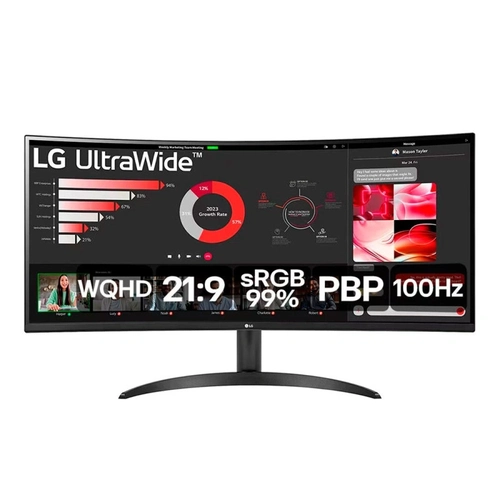 LG MONITOR 34" ULTRAWIDE CURVO 100HZ 5MS