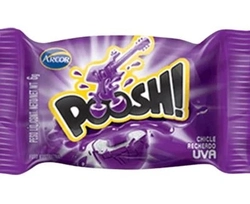 Chiclete Poosh Sabor Uva 5g