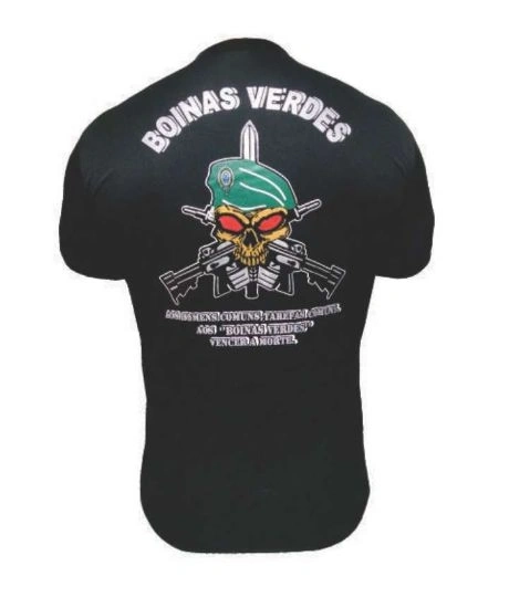 Camiseta Estampada Boinas Verdes Fuzil