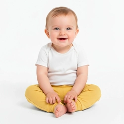 Mijão 100% Algodão Taita Unissex - Mostarda