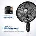 Ventilador De Coluna Mondial Vsp-40c-b 40cm 6 Pas - 110v