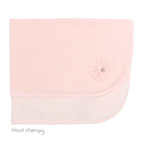 Manta com Forro Avulsa com Laço Tricot Feminina – Cachorrinhas