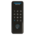 Fechadura Digital de Sobrepor Wi-fi Com Biometria Esf-ds4100v Tecno Preto Elsys