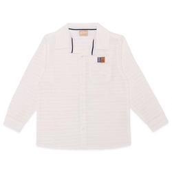Camisa Manga Longa Detalhe Listras Milon - Masculina