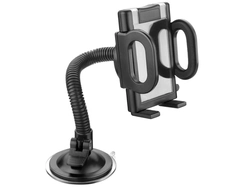 Suporte Universal Gps Até 5 Versatil Haste Flexível  Ac168 Preto